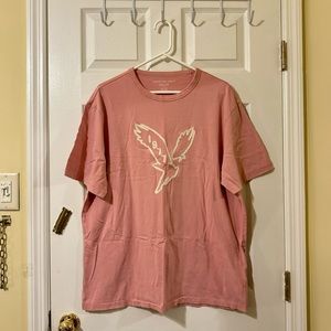 American Eagle Logo Pink Shirt